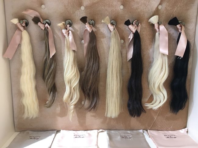 hair extensions different colours