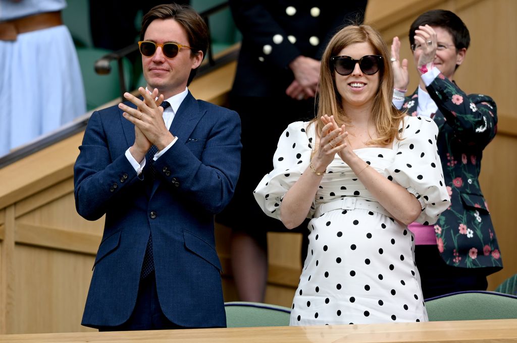 Pregnant Princess Beatrice at Wimbledon 2021