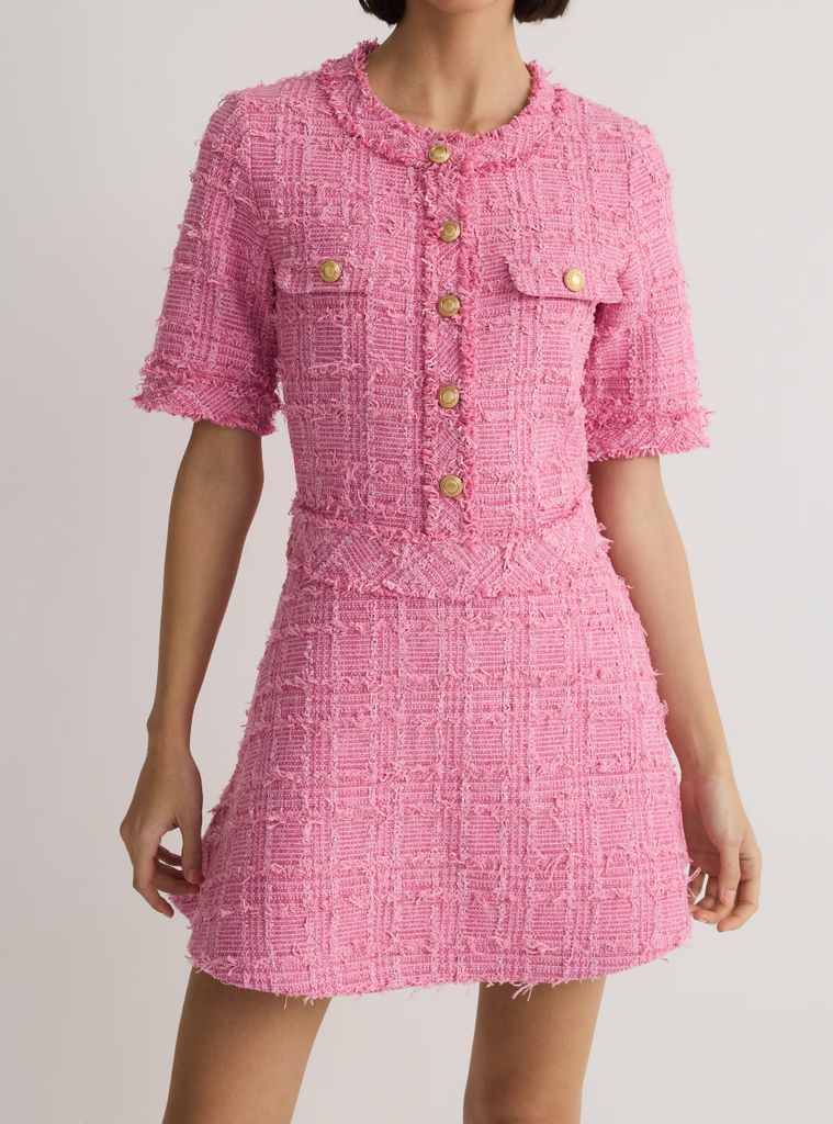 Reserved boucle dress