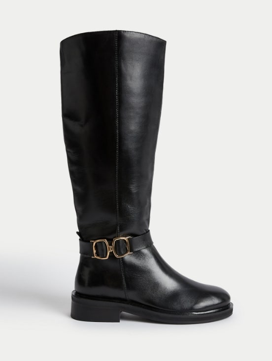 marks and spencer knee high riding boots