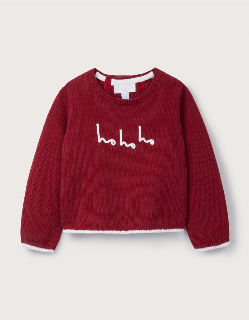 Organic Cotton Blend Ho Ho Ho Jumper