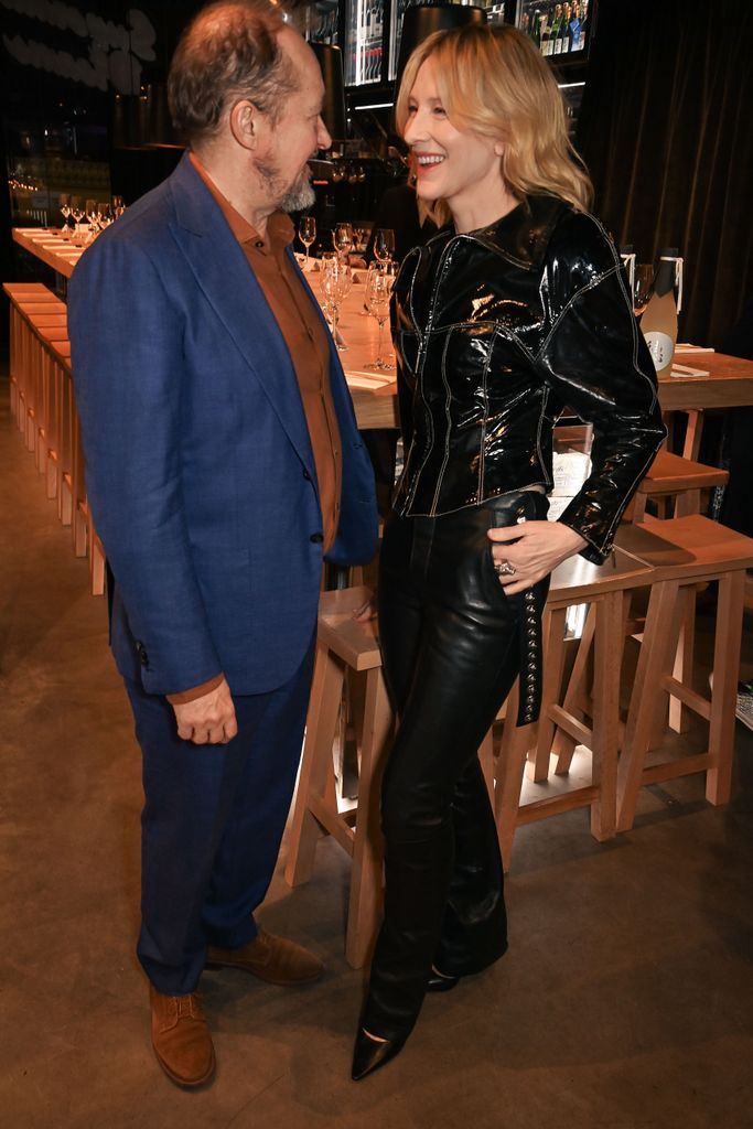 Andrew Upton and Cate Blanchett attend a special event launching Cate Blanchett's role as Creative Director of Toku Saka