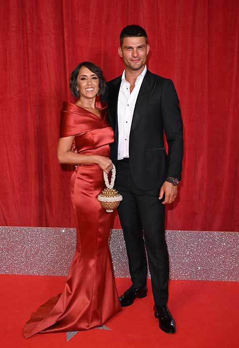 Janette and Aljaz on the red carpet