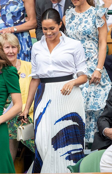 Royals wearing pleated skirts From Kate Middleton to Princess Diana Queen Letizia HELLO