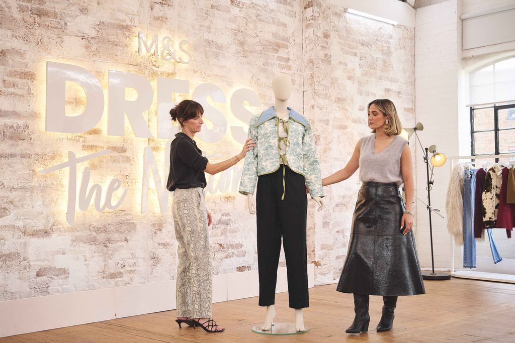 Frankie was joined by Marks & Spencer's Director of Womenswear Maddy Evans