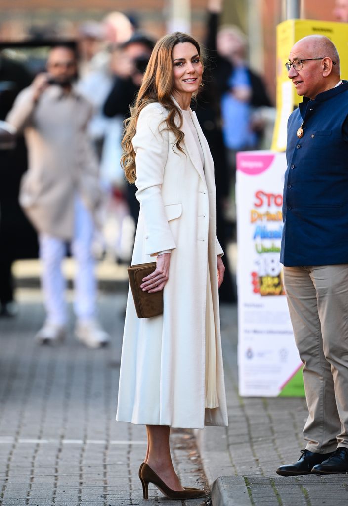 Catherine, princesse de Galles, visite la société Aakash Odedra 