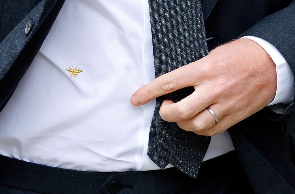 Prince Harry's Dior bee shirt