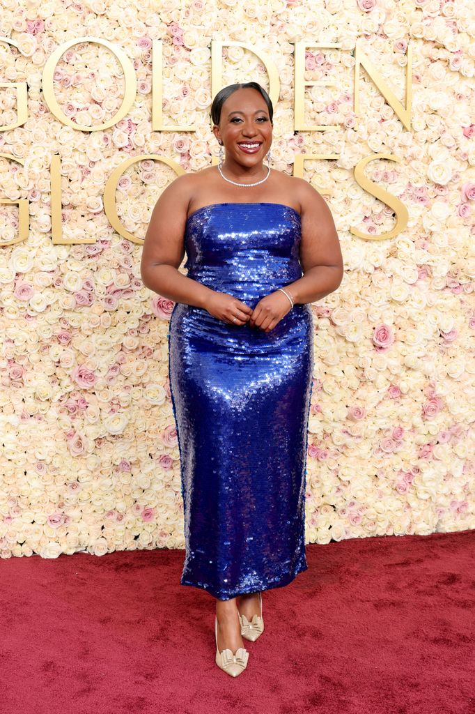 Angelique Jackson attends the 82nd Annual Golden Globe Awards at The Beverly Hilton on January 05, 2025 in Beverly Hills, California