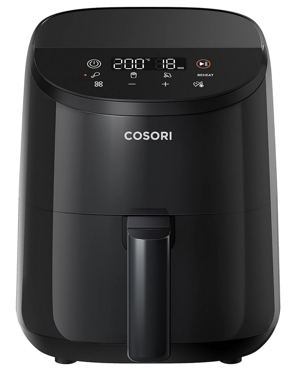 Cosori Small Air Fryer Oven 2.1 qt, 4-in-1 Mini Airfryer, Bake, Roast, Reheat, Space-Saving & Low-Noise, Nonstick and Dishwasher Safe Basket, 30 In