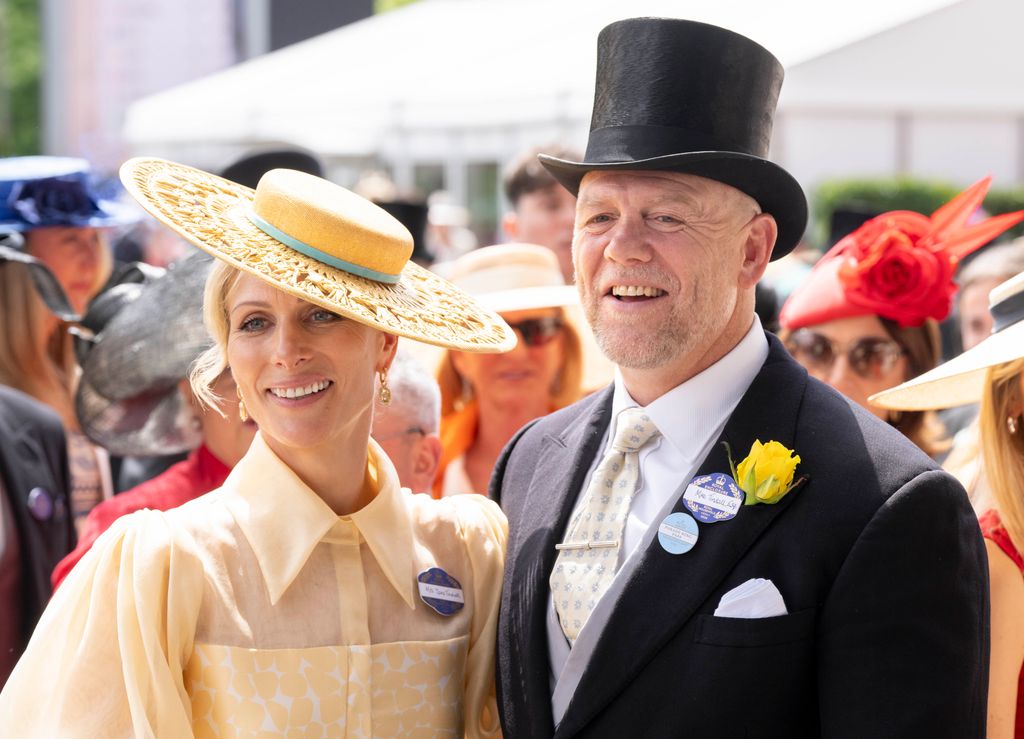 mike tindall in morning suit at ascot