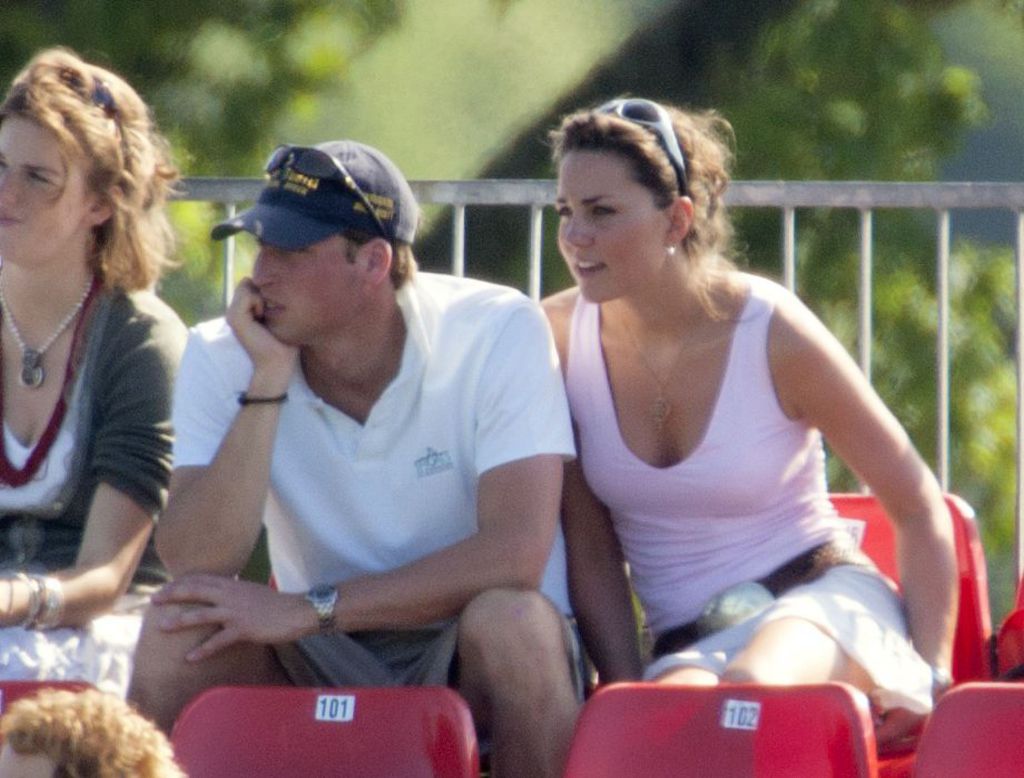 Prince William and Kate Middleton at the Beaufort Polo Club, Britain - 18 Jun 2005