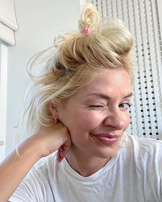 holly willoughby makeup free