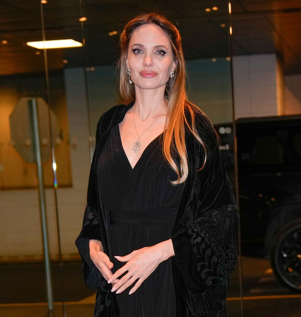 Angelina Jolie is seen on November 12, 2024 in New York City.  (Photo by XNY/Star Max/GC Images)