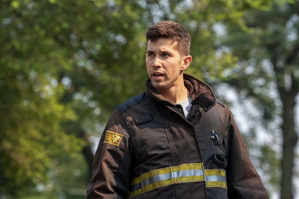 Brandon Larracuente as Sal Vásquez on Chicago Fire season 14