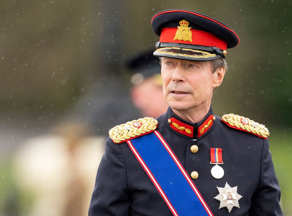 Grand Duke Henri of Luxembourg at the 200th Royal Military Academy Sandhurst's Sovereign's Parade 