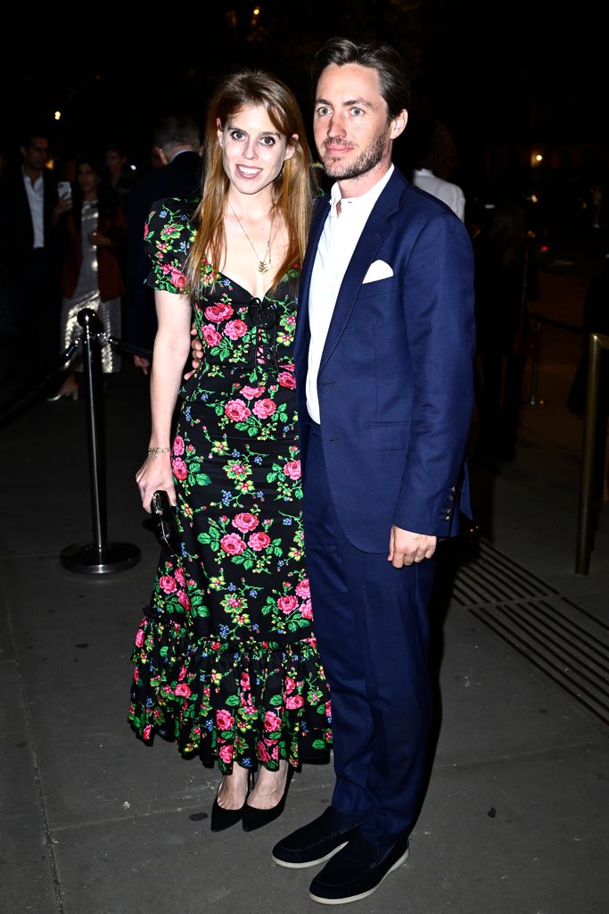 Princess Beatrice and Edoardo Mapelli Mozzi attend the private view of "Gabrielle Chanel. Fashion Manifesto" at The V&A