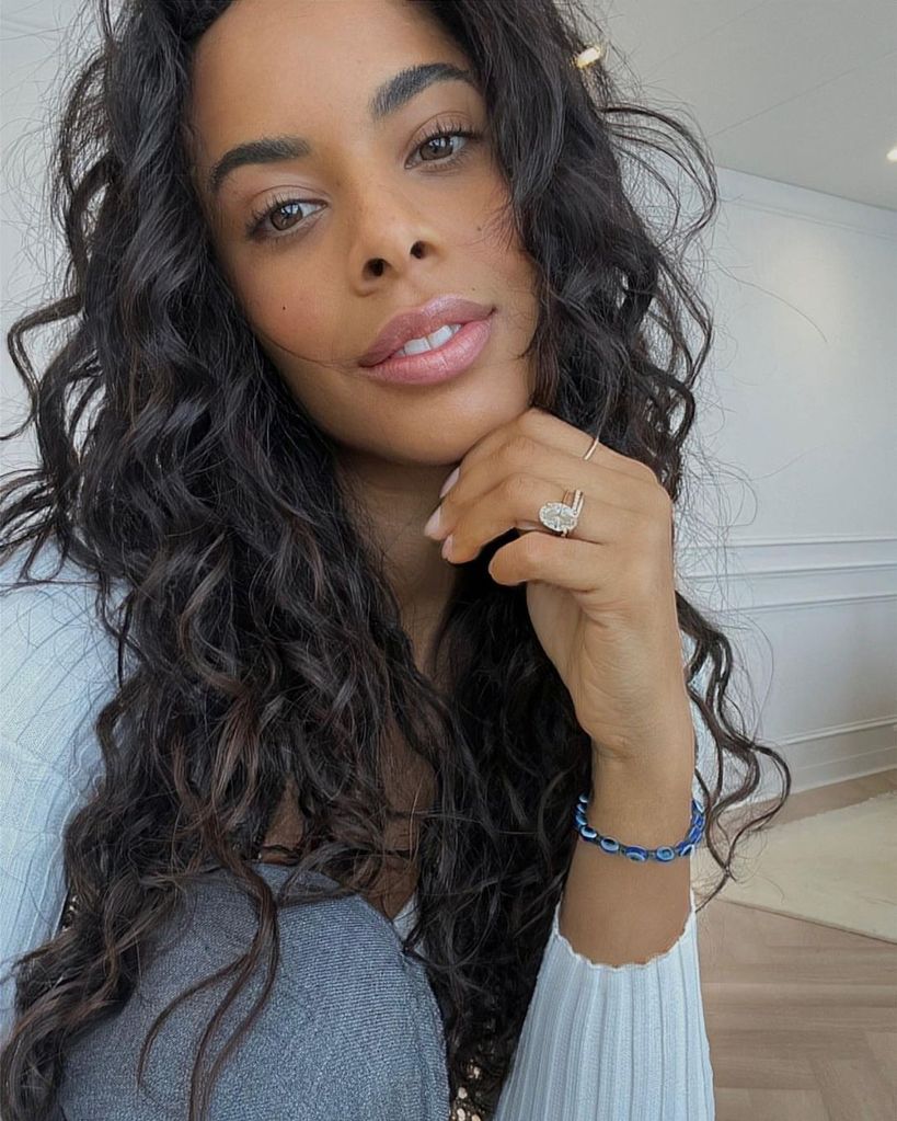 Rochelle Humes' 2 £360k engagement rings from Marvin compared | HELLO!