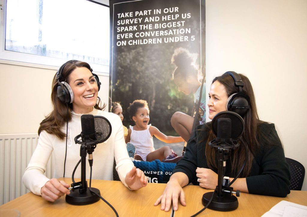 The two mums had a lot to discuss