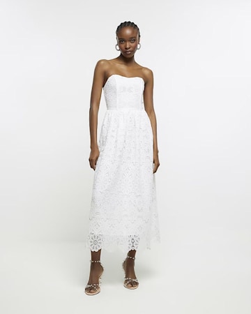 River Island white lace dress