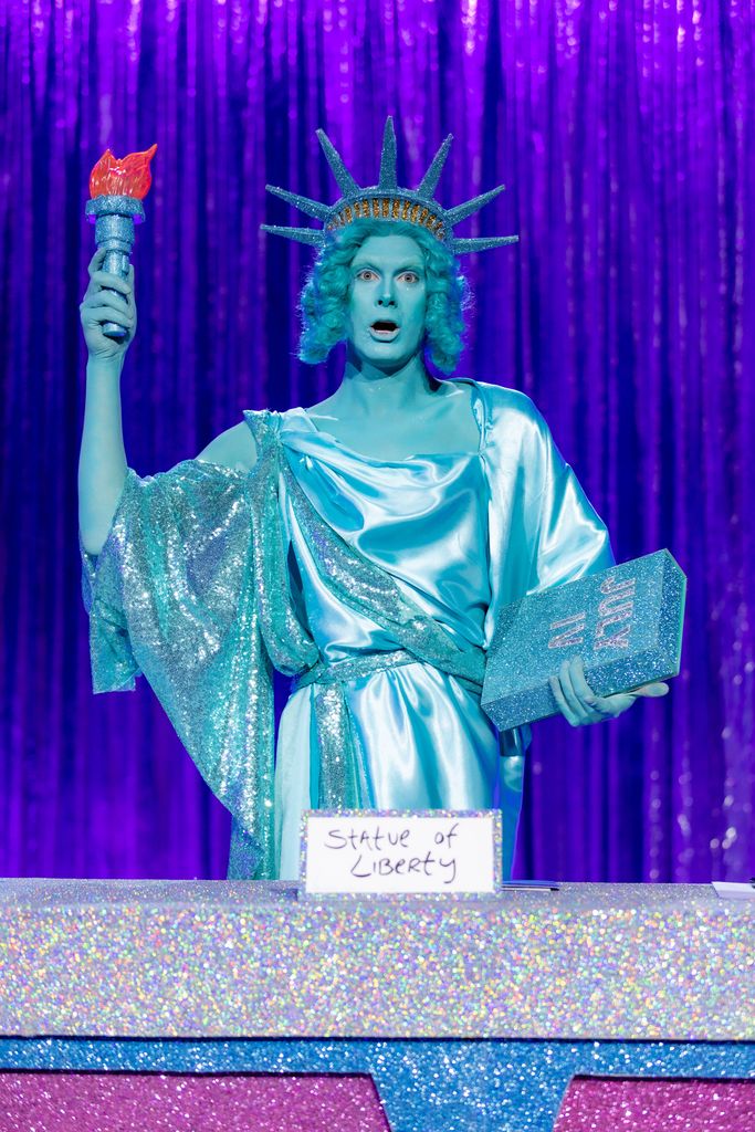 The star portrayed the Statue of Liberty in the iconic Snatch Game challenge