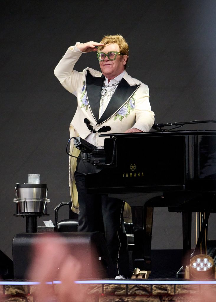 Elton John on his "Farewell Yellow Brick Road" tour