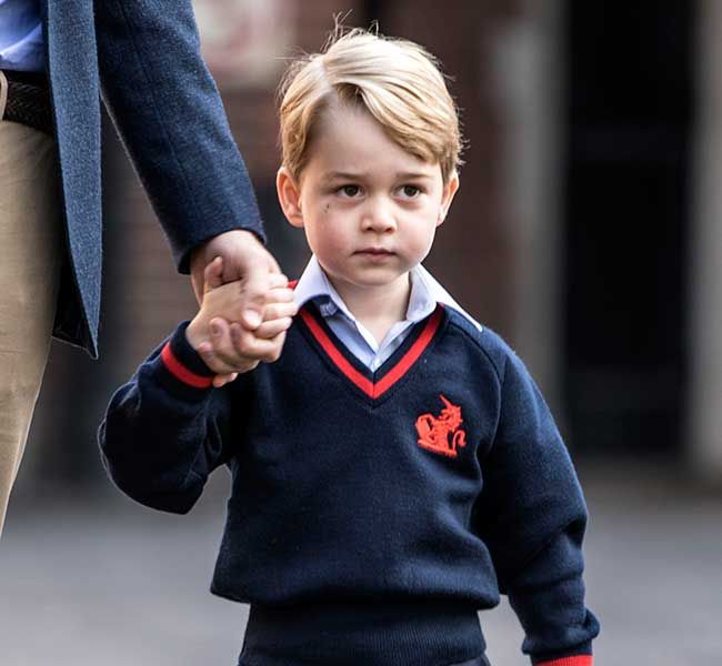 Prince George when he started at Thomass Battersea