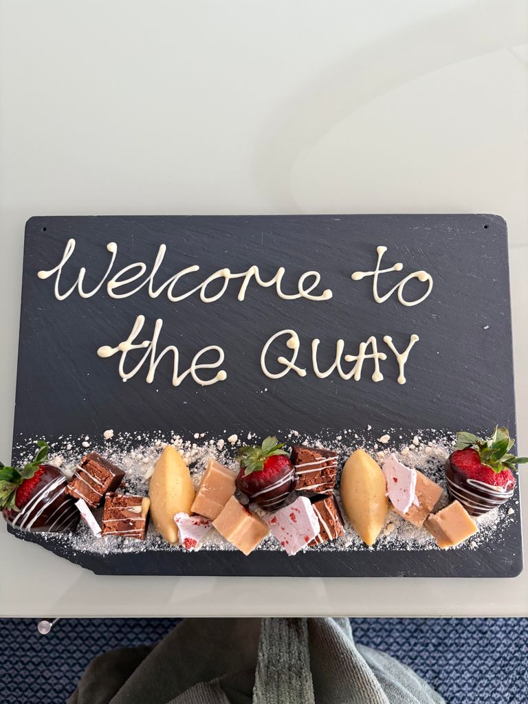 A platter of deserts laid out 