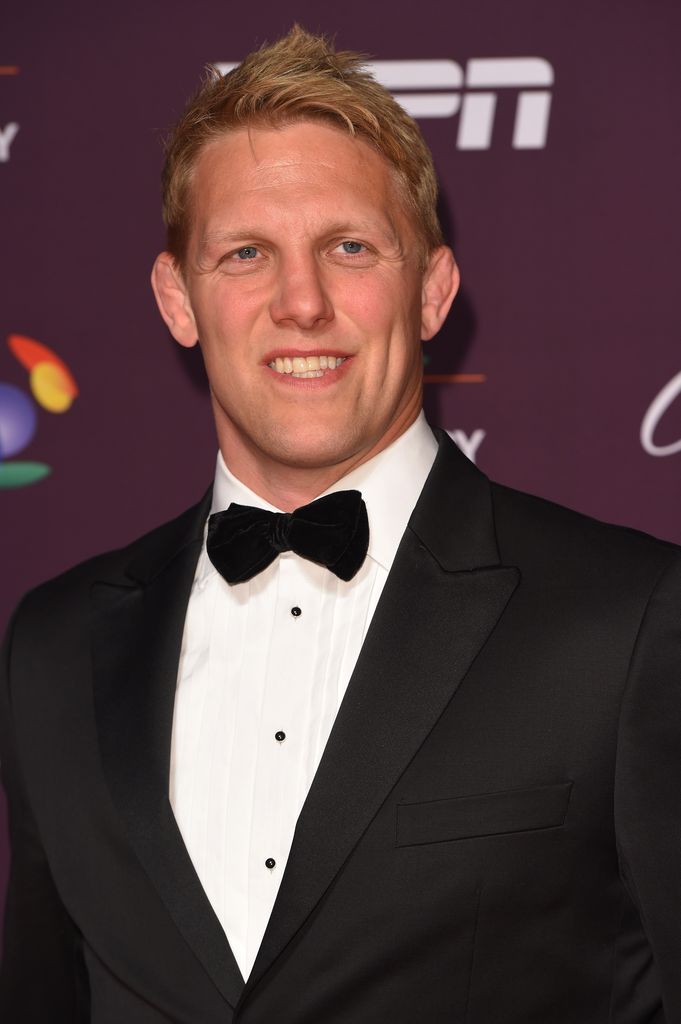 Lewis Moody poses on the red carpet during the BT Sport Industry Awards 2017