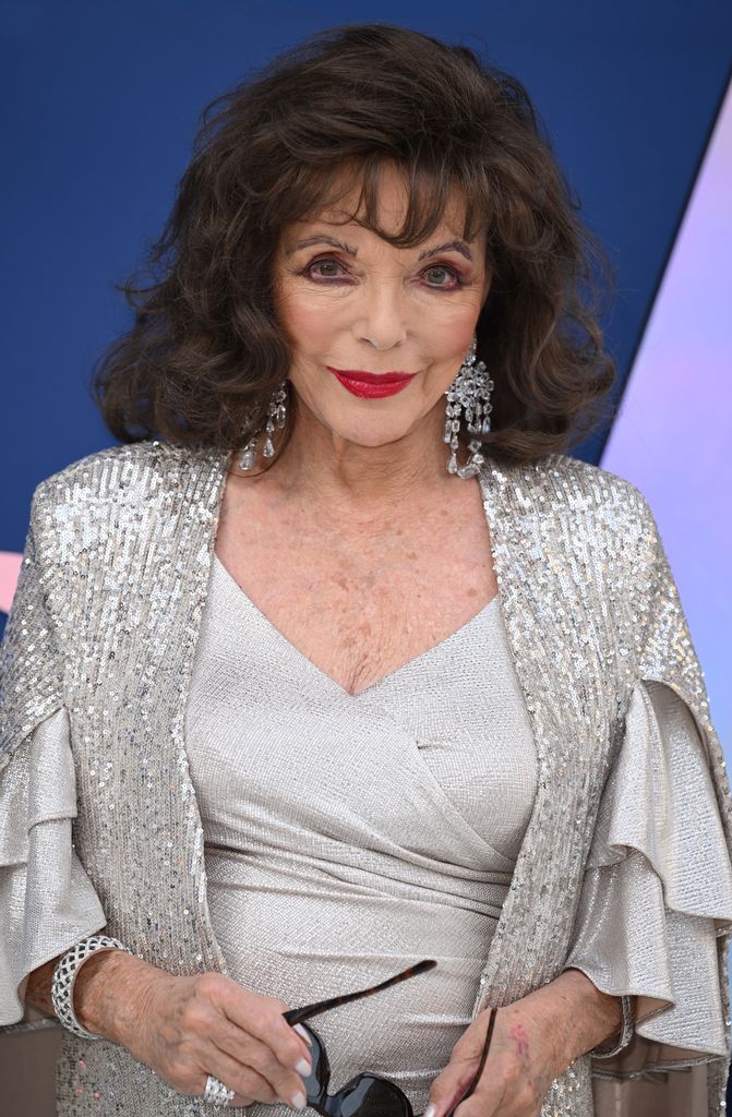 Joan Collins has opened up about her excitement over reuniting with her half-siblings