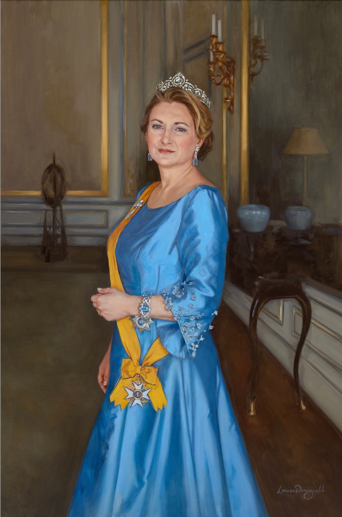 Portrait of future Grand Duchess of Luxembourg by Louise Pragnel