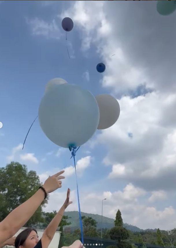 Jasmine shared video of what appeared to be a memorial for Enzo