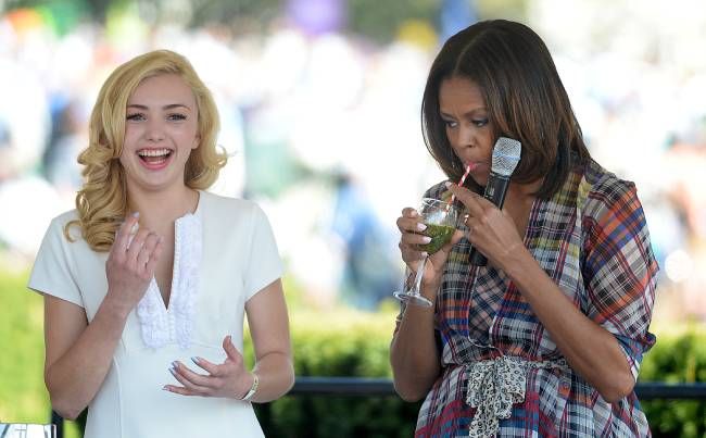 peyton list heart stopping moment michelle obama