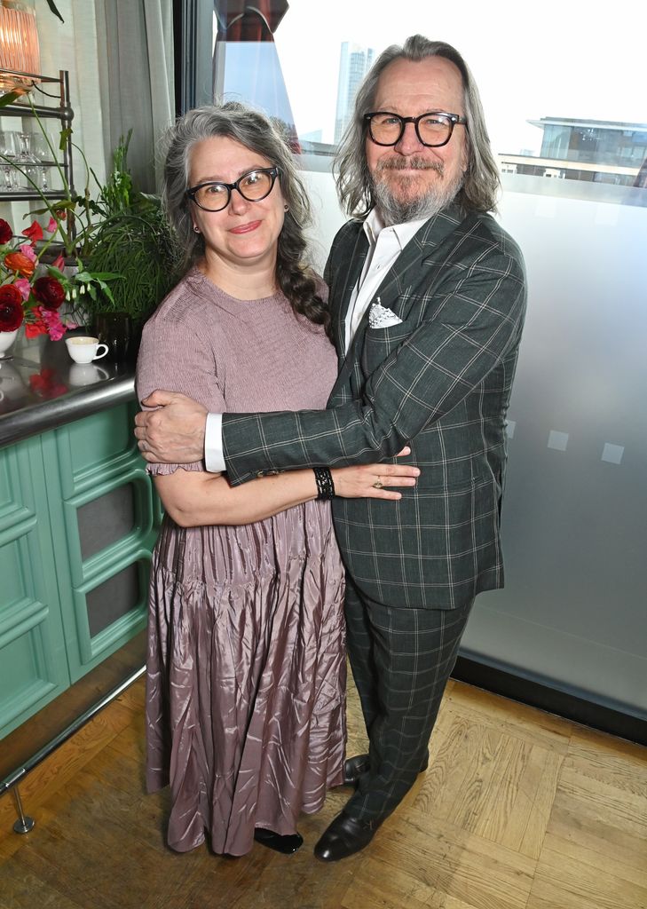 Gisele Schmidt and husband Gary Oldman