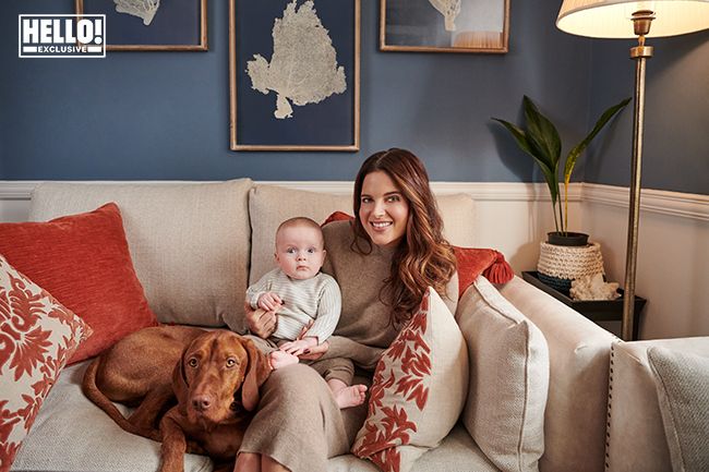 binky felstead and son at home