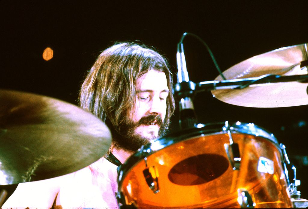 John Bonham playing the drums 