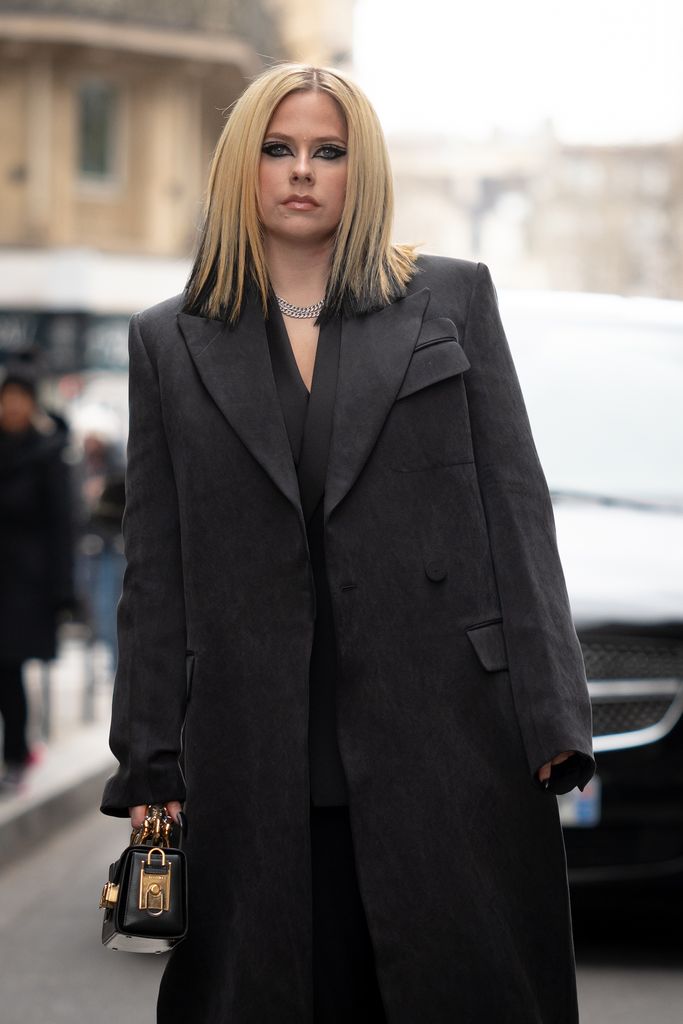 Avril Lavigne at Paris Fashion Week