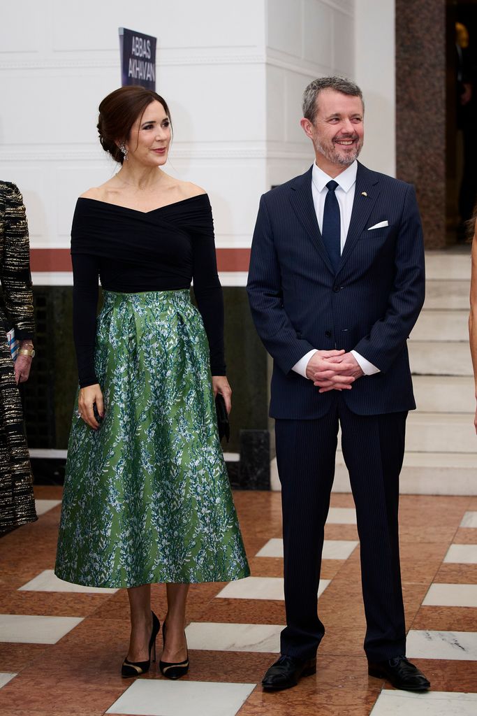 Crown Princess Mary of Denmark looked elegant next to her husband 