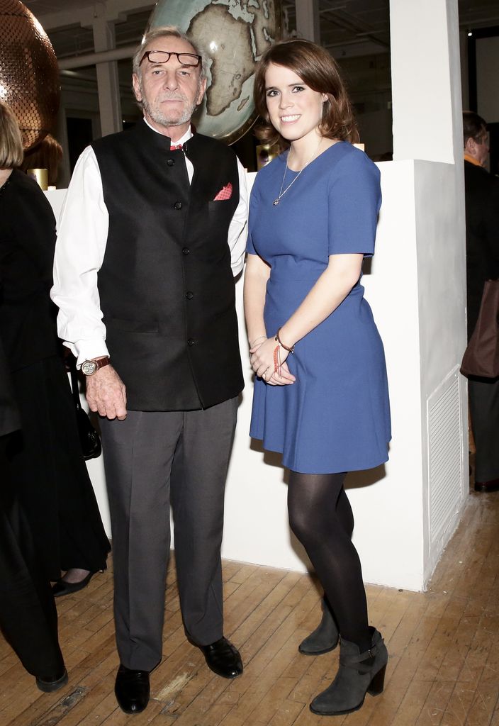 Mark Shand and Princess Eugenie in New York, 2014