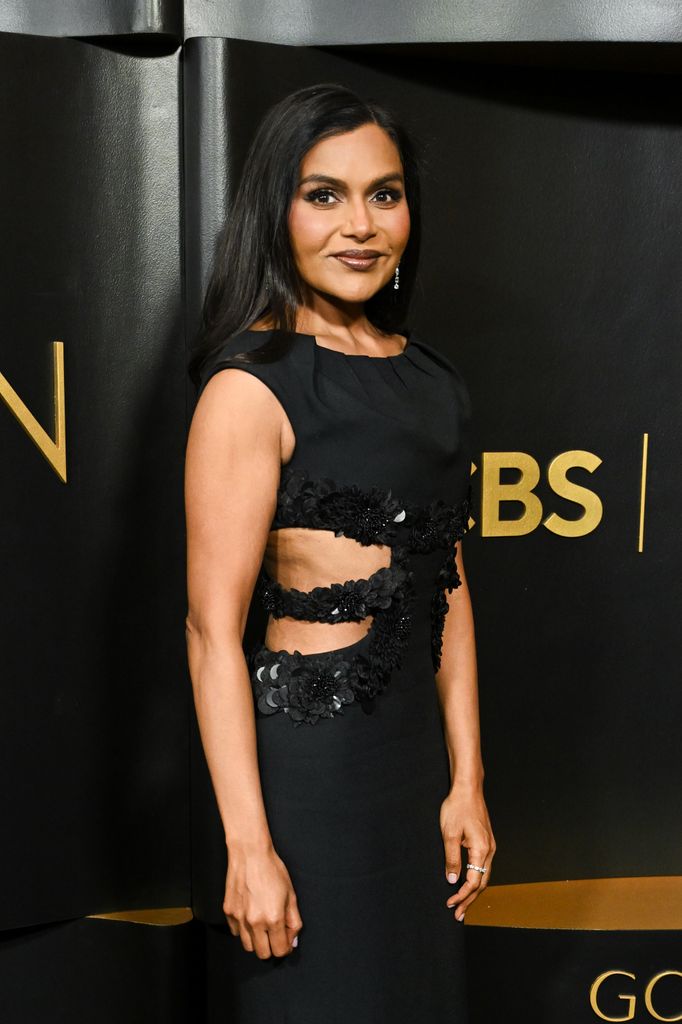 mindy kaling black gown