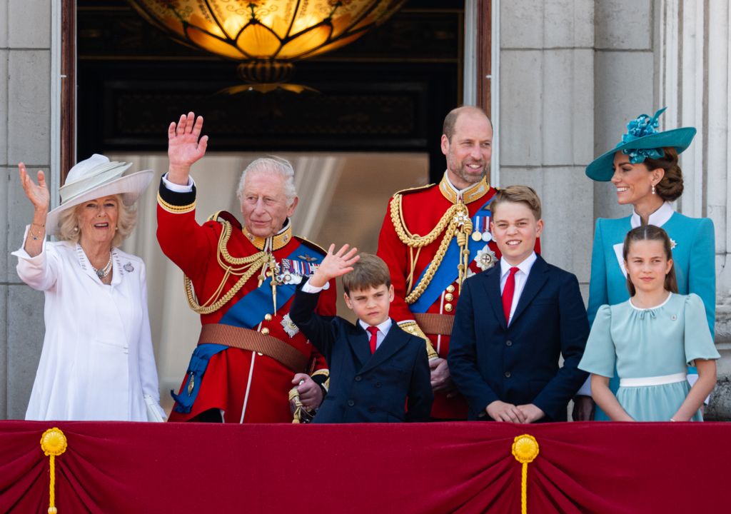 The royals during Trooping The Colour 2025 