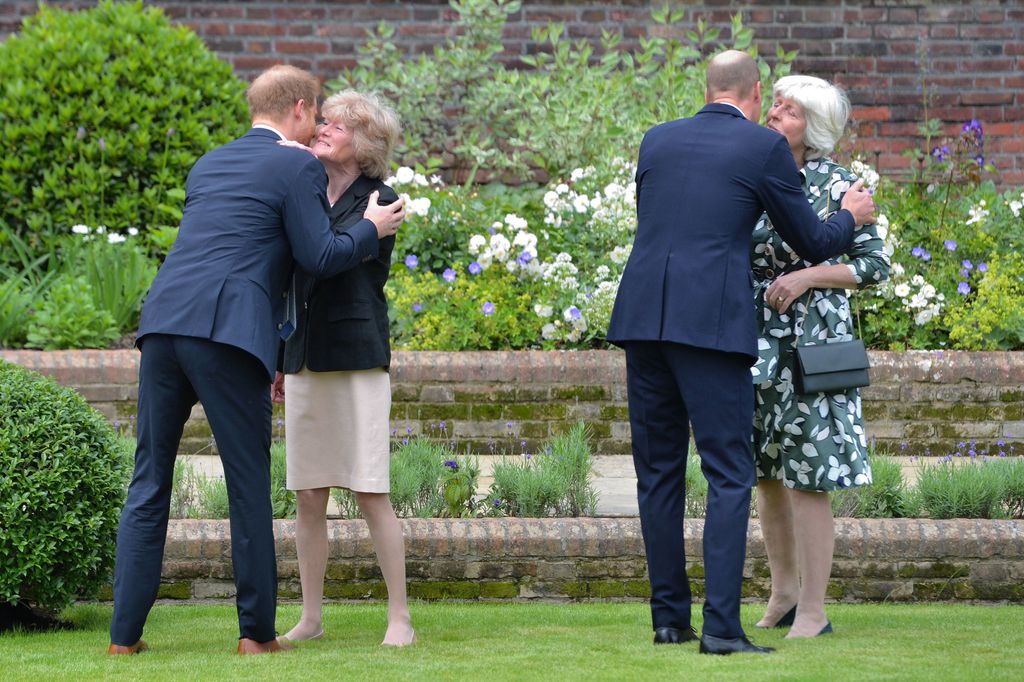 Harry with Lady Sarah and William with Lady Jane