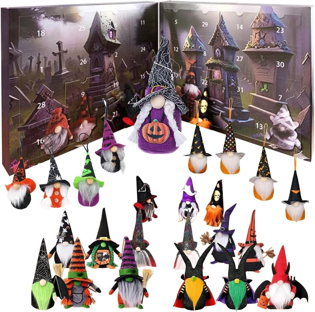 Halloween gnome calendar