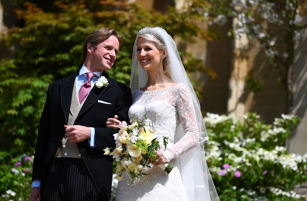 couple on their wedding day