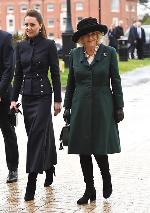 kate middleton and camilla in loughborough