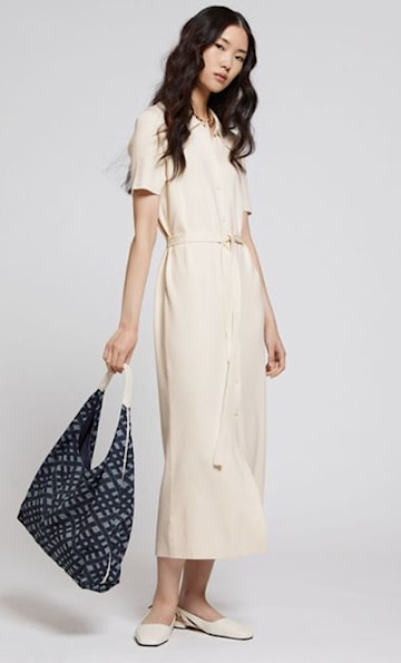 cream and other stories shirt dress