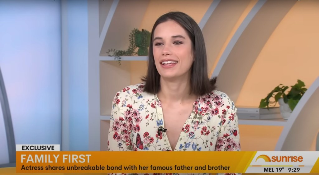 John Travolta's daughter Ella opened up about her family's trip to Australia during a rare TV appearance 