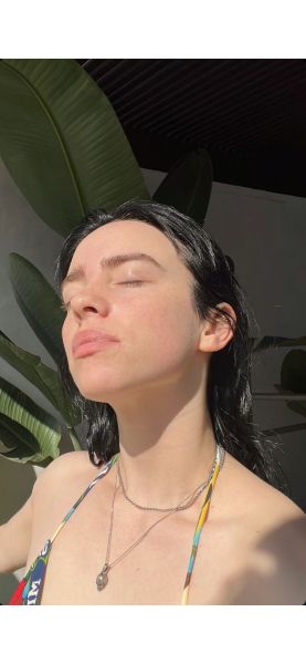 Billie Eilish's sun-soaked days in a bikini by the pool – see photos