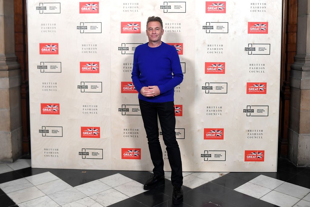 TV presenter Chris Packham poses during the GREAT Fashion For Climate Action event at the Kelvingrove Art Gallery and Museum