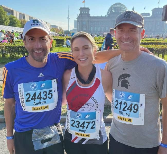 amy robach marathon running husband gma