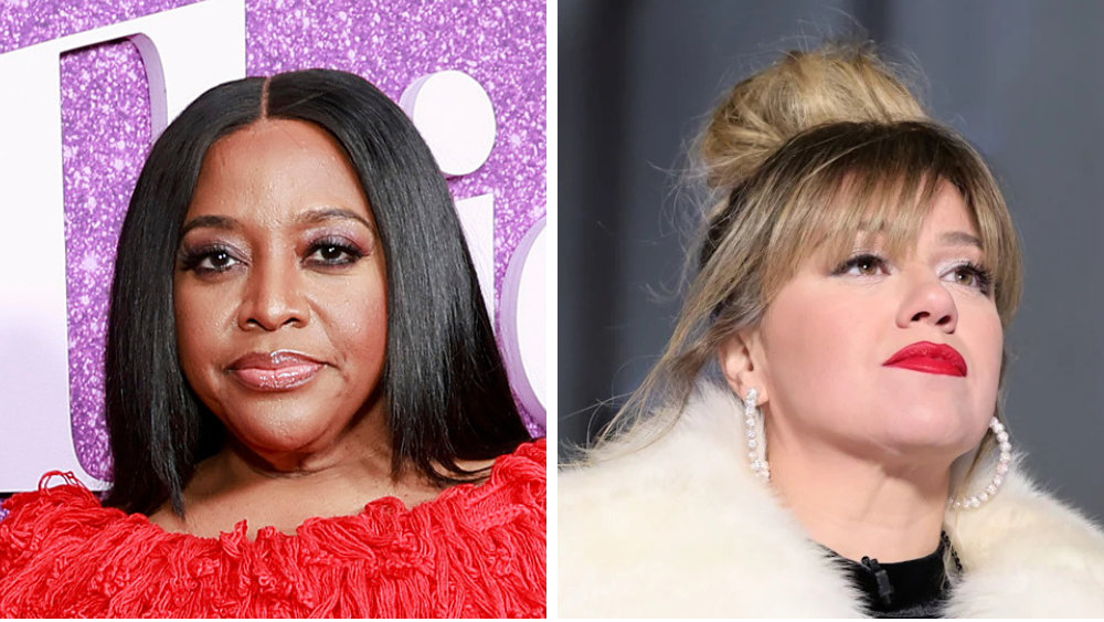 Sherri Shepherd kelly clarkson split image